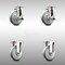 Service Caster 5 Inch 316SS Gray Polyurethane Swivel Top Plate Caster Brake 2 Rigid SCC, 2PK SCC-SS31620S514-PPUB-TLB-2-R-2 - alternate 1